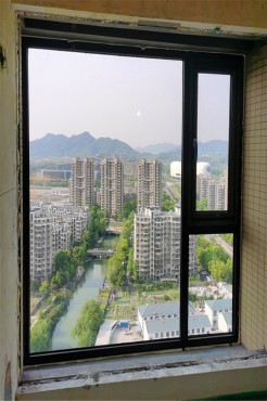 Özelleştirilmiş conta balkon Ses Yalıtımlı Alüminyum Çift Camlı Pencereler