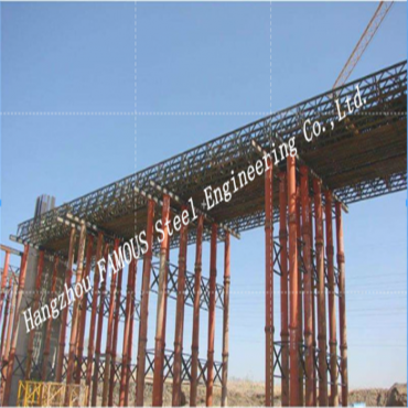 Multispan Single Lane Prefabricated Bailey Steel Bridge Construction Assembly