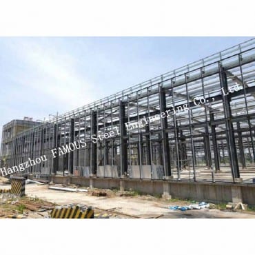 CEMENT PRODUCTION LINE STEEL FRAMES AND CEMENT PLANT WAREHOUSE