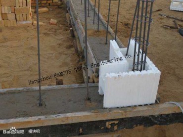 Лесна и брза конструкција Изолирани бетонски форми ICFs Градежни блокови
