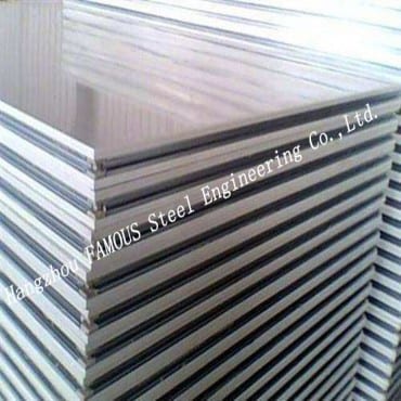 Kompositskiva av rostfritt stål Brandsäker PIR Sandwich Panel Factory