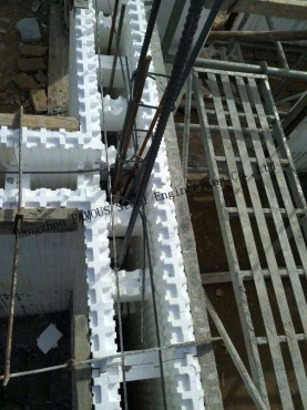 6 инчи EPS BuildBlocks изолирани бетонски форми Прави и аголни парчиња ICFs блокови