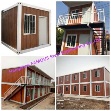 Custom Living Container House sovsal för prefab husbilar med isoleringspaneler Enkel installation