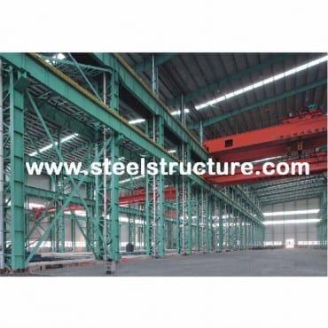 Industrial steel warehouse