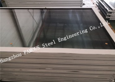 Jendela dan Pintu Paduan Aluminium Dinding Tirai Kaca Khusus Bersertifikat BS Inggris Inggris