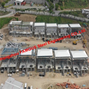 Ausztrália szabványos acélszerkezetű kereskedelmi és lakóépület-komplexum EPC-építés