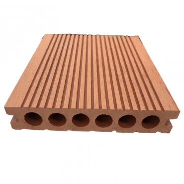 Alur WPC waterproof kerung outdoor kayu komposit Decking