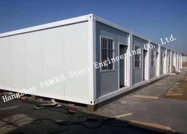 European Style Quick Assembled House Rau Chaw Nyob Modular Container Units Nrog Kev Cai Loj