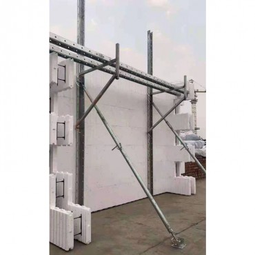 Insulated Concrete Forms EPS BuildBlocks ICF wall Support Steel Bracing