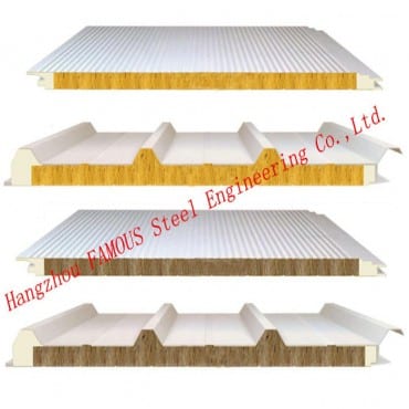 Mineral Wool Sandwich Panel and Structural Insulated Rock Wool MGO Sandwich Panel Supplier