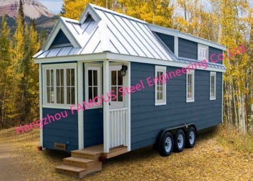 Modern Design Light Gage Steel Framed Foldable Tiny House Container Home for US AS EU NZ Market
