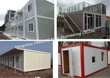 Foldable Living Prefab Container House Modular Homes Integrated Arbeid Camp