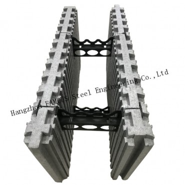 6-tollised EPS BuildBlocks isoleeritud betoonvormid sirged ja nurgatükid ICF-plokid