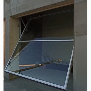 Tilt Glass Wall Structural Glaze Counterweight Balancing System Tilt Doors