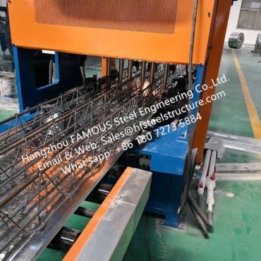 Kingspan Steel Bar Truss Girder Deck Kerja Bekisting Lantai Keluli Komposit untuk Pembinaan Mezanin Papak Konkrit