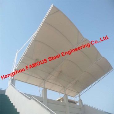 High Tensile Fabric PVDF Membrane Structural Sports Stadiums Construction