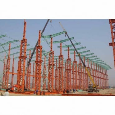 CEMENT PRODUCTION LINE STEEL FRAMES AND CEMENT PLANT WAREHOUSE