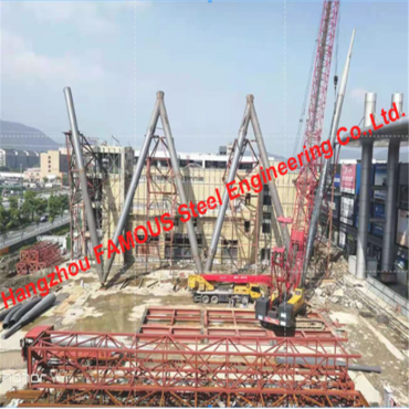 Galvanized Commercial Steel Structural Pipe Truss Roof Para sa Shopping Mall