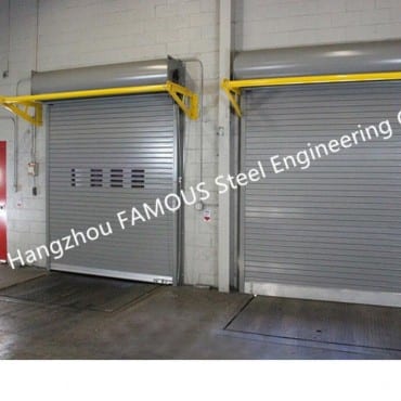 Lehká průmyslová rolovací vrata Vysokorychlostní pevná rolovací vrata s nízkou údržbou