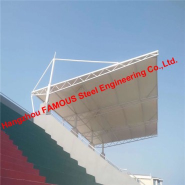 High Tensile Fabric PVDF Membrane Structural Sports Stadiums Fausiaina