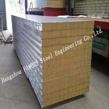 Mineral Wool Sandwich Panel and Structural Insulated Rock Wool MGO Sandwich Panel Supplier