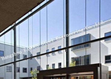 Australien AS Standard Aluminiumram Glasfasadgardinväggar för kommersiell kontorsbyggnad