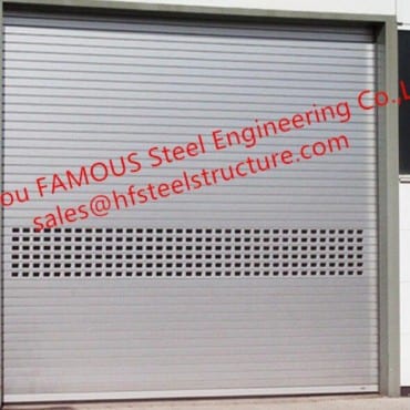 Накладные двери-шторы с рольставнями для промышленных наружных алюминиевых дверей с быстрым рулоном высокой эффективности