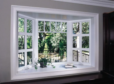 Modern Design Balcony Aluminum Section Double Glazed Soundproof Garden Bay Window