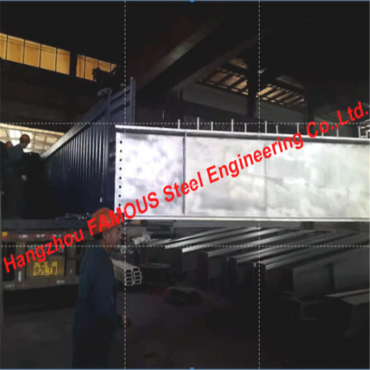 Fabricaciones de acero estructural de viga H galvanizada prefabricada estándar estadounidense de EE. UU.