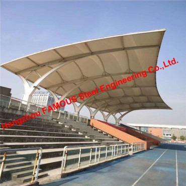 Pembinaan Stadium Sukan Struktur Membran PVDF Fabrik Tegangan Tinggi
