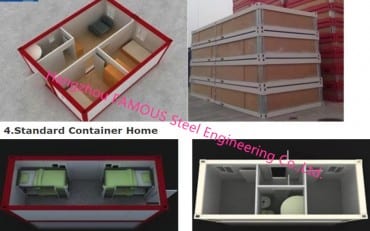 Custom Living Container House sovesal til præfabrikerede mobilhomes med isoleringspaneler Nem installation