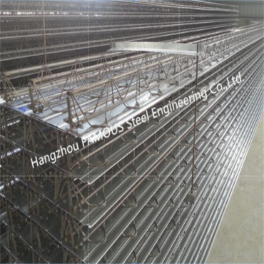 Konstrukcinis plieninis strypų santvaros metalinis kompozitinis paklotas betoninėms grindims