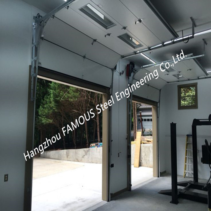 Fast Action Garage Doors With Slide-running Design Up-rising Commercial Track Doors_副本_副本