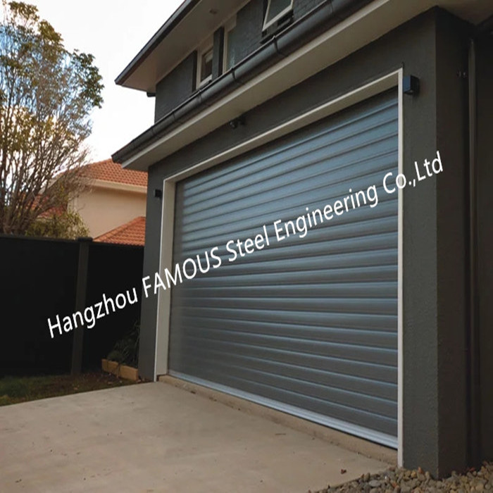 Full Height Motorized Rolling Shutter Garage Door Steel Lifting Door For Private Parking (15)_副本_副本