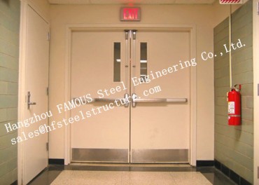 Mollo Rated Metal Doors Doule Swing Doors Surface Mollo-resistant Coating Treatment