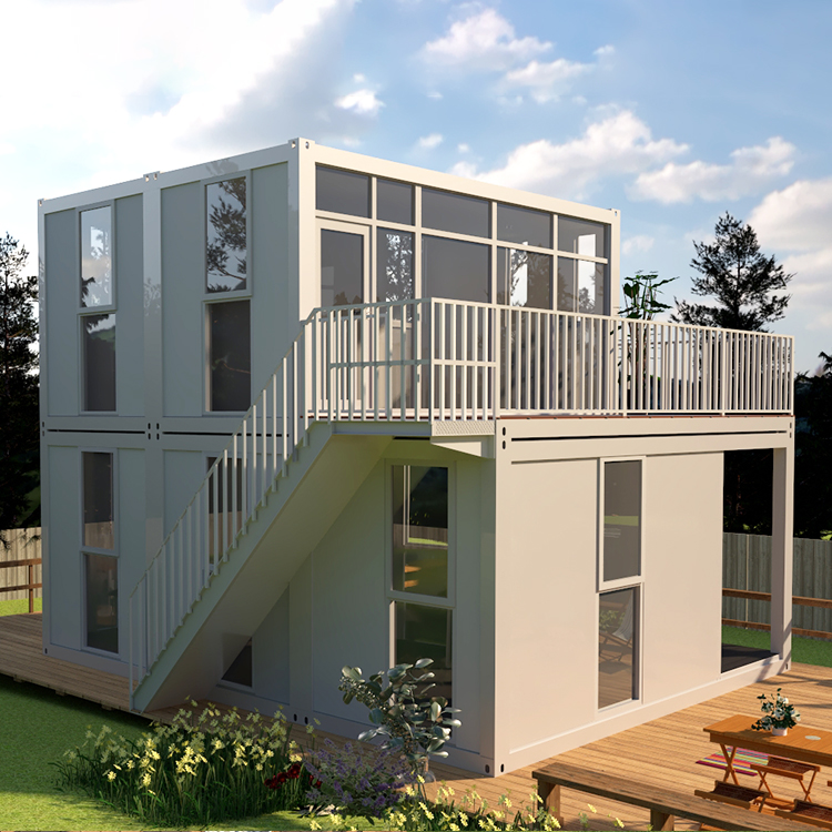 Light Steel Flat Pack summer prefab eco glass house uk for usa Beautiful Prefab Container Homes European Style House China