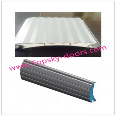 Lighter Aluminum Roll Up Doors Overhead Metal Doors Low Noise Heat Insulation Type