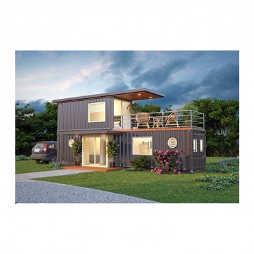 Kit de maison en bois pliable et préfabriqué, livraison modulaire, prix bas, design moderne, conteneur extensible