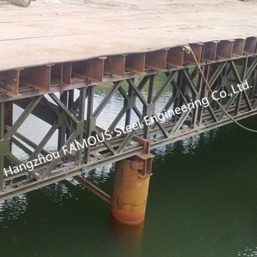 Didelė apkrova Moduliniai plieniniai tiltai Puikus stabilumas Ilgas nuovargis