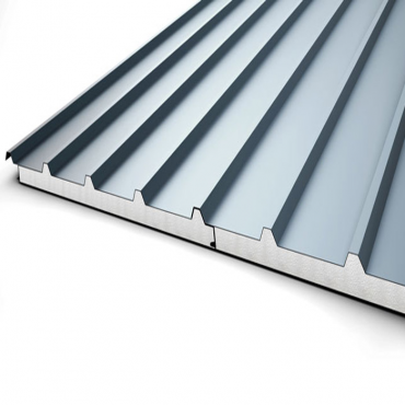 د چین فابریکې قیمت فوم دیوال پیر موصل PU Polyurethane Corrugated Sandwich Roofing Panel