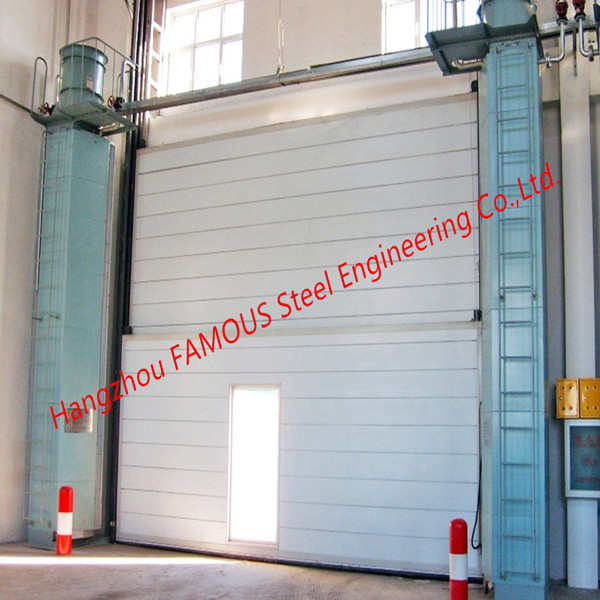 Segmental Overhead Steel Doors Vertical Lifting Counterweight Sectional Industrial Doors_副本_副本
