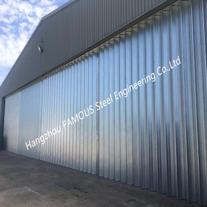 Stable Triangular Seal Vertical Hinged Door Sectional Leaves Folding Sliding Hangar Doors_副本_副本