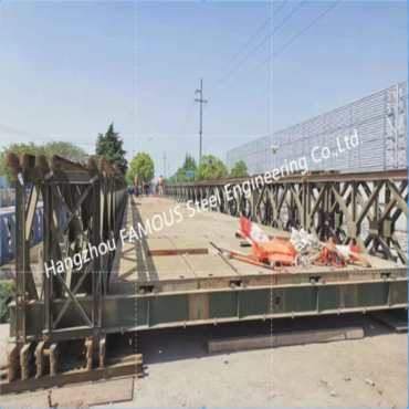 Estrutura de ponte de aço
