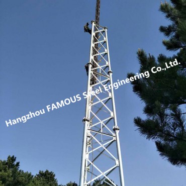 Torres de monopolio e torre de aceiro de celosía tubular para a liña de produción de plantas eólicas