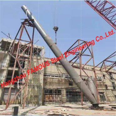 Galvaniserat kommersiellt stål konstruktionsrör fackverkstak för köpcentrum