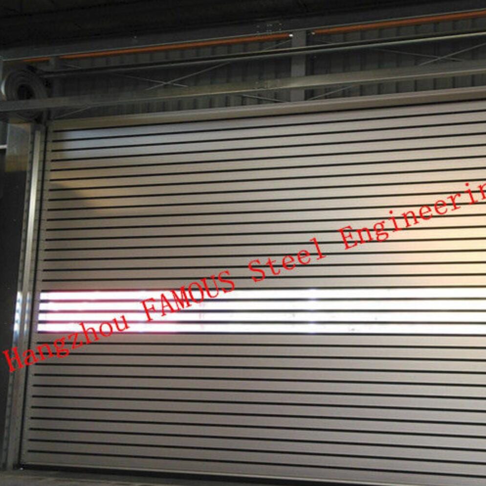 PVC Fast Acting Rapid Rise Door and Outdoors Hard Metal High Speed Rolling Up Shutter Doors3