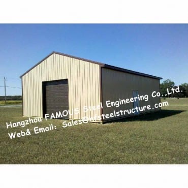 Structural Steel Car Parking Garages and Carport Metal Sheds Design
