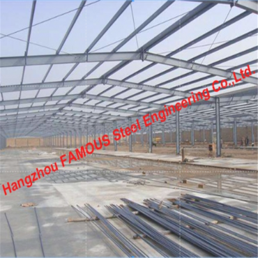 Bâtiment de hall d'usine d'acier de construction préfabriqué pour le marché standard de l'Europe et de l'Amérique