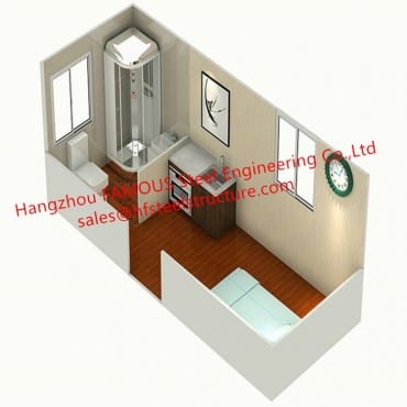 Säljbart mobilt levande litet containerhus med anpassad dekorationsdesign