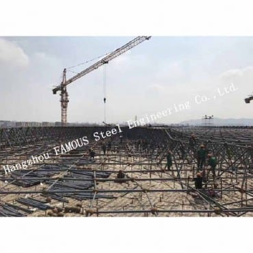 Space Framing Roof Steel Structure Piping Stadium Hangers